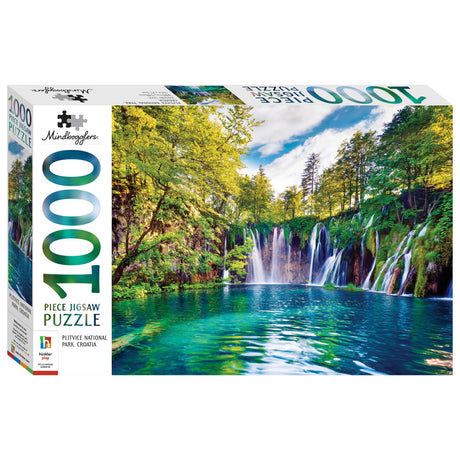 Mindbogglers 1000pc Puzzle - Plitvice National Park Croatia