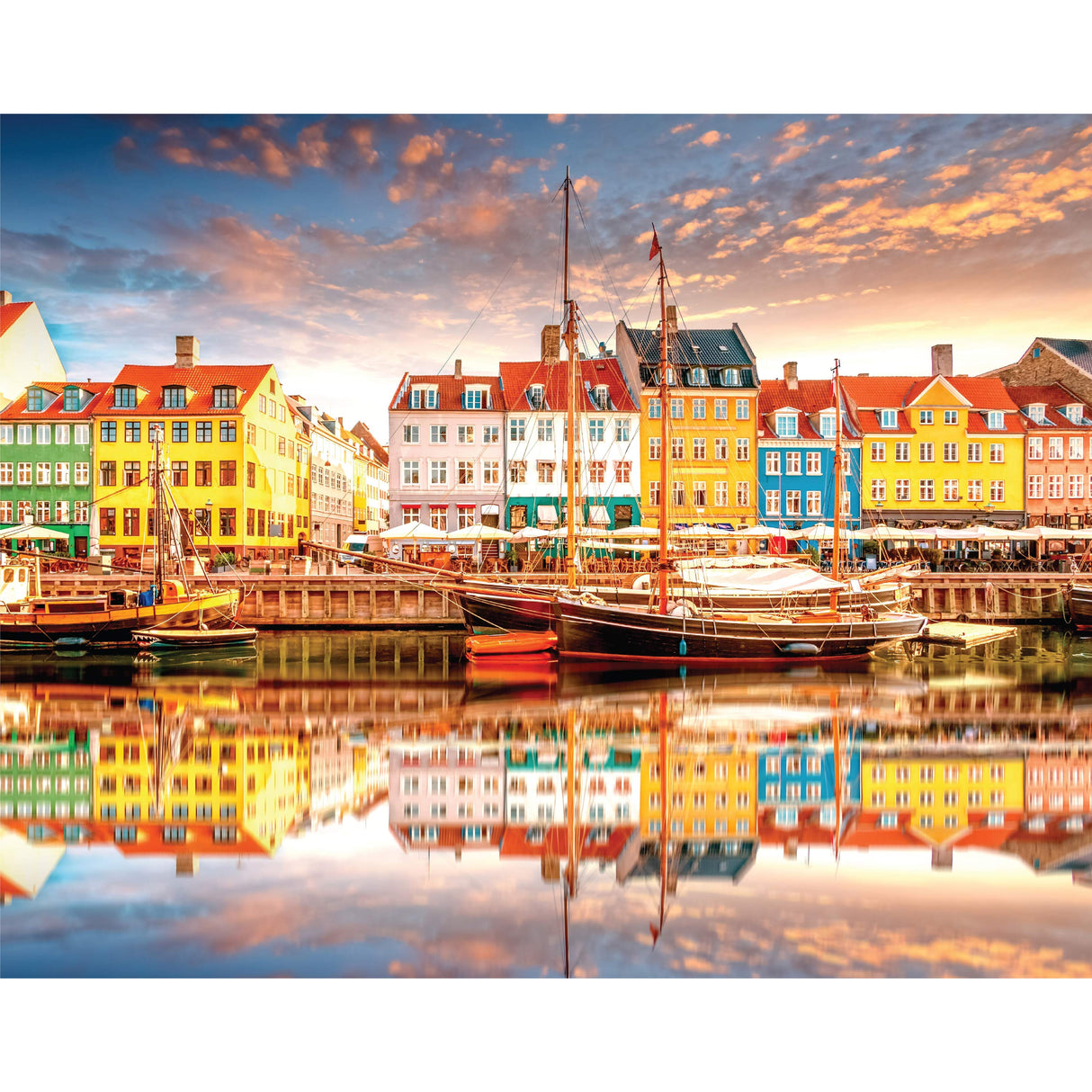 Mindbogglers 1000pc Puzzle - Nyhavn Copenhagen Denmark