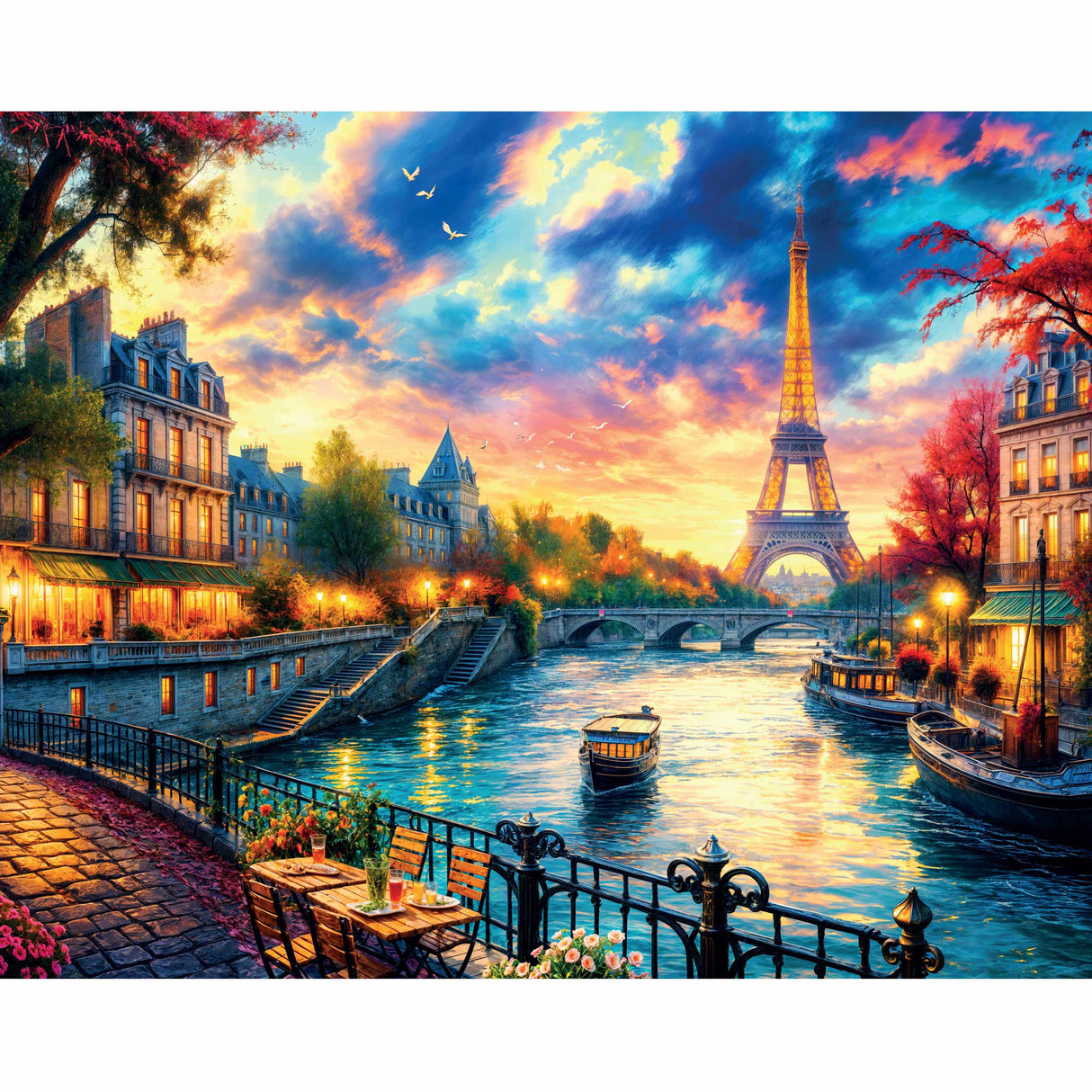 Mindbogglers Artisan 1000pc Puzzle - Eiffel on the Seine