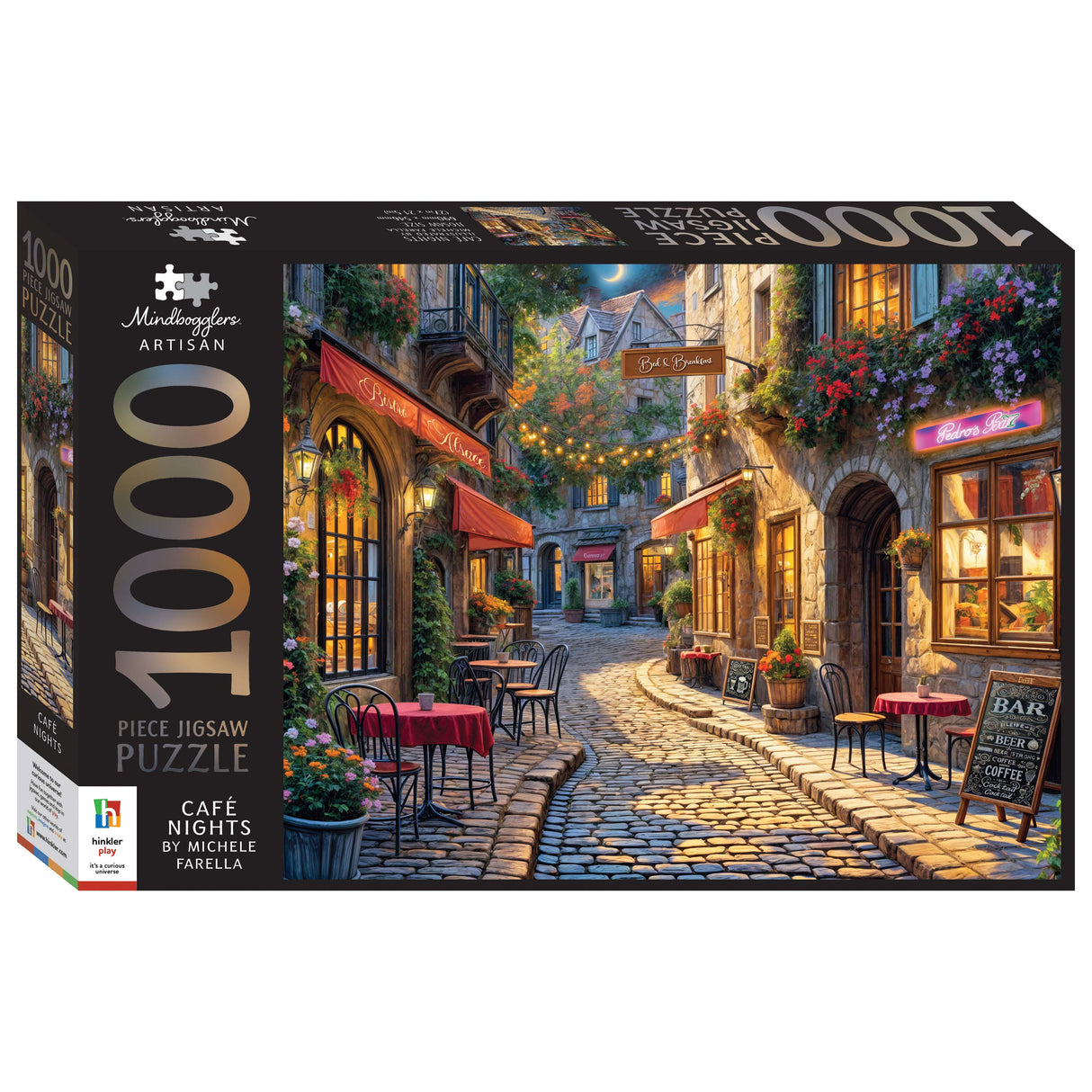 Mindbogglers Artisan 1000pc Puzzle - Cafe Nights