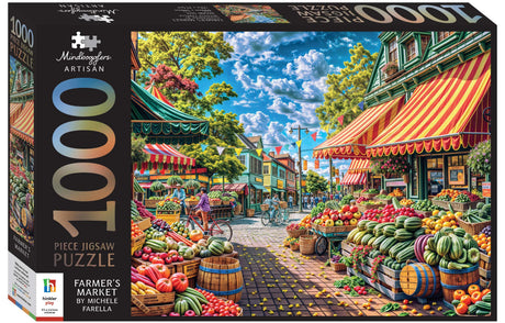 Mindbogglers Artisan 1000pc Puzzle - Farmers Market