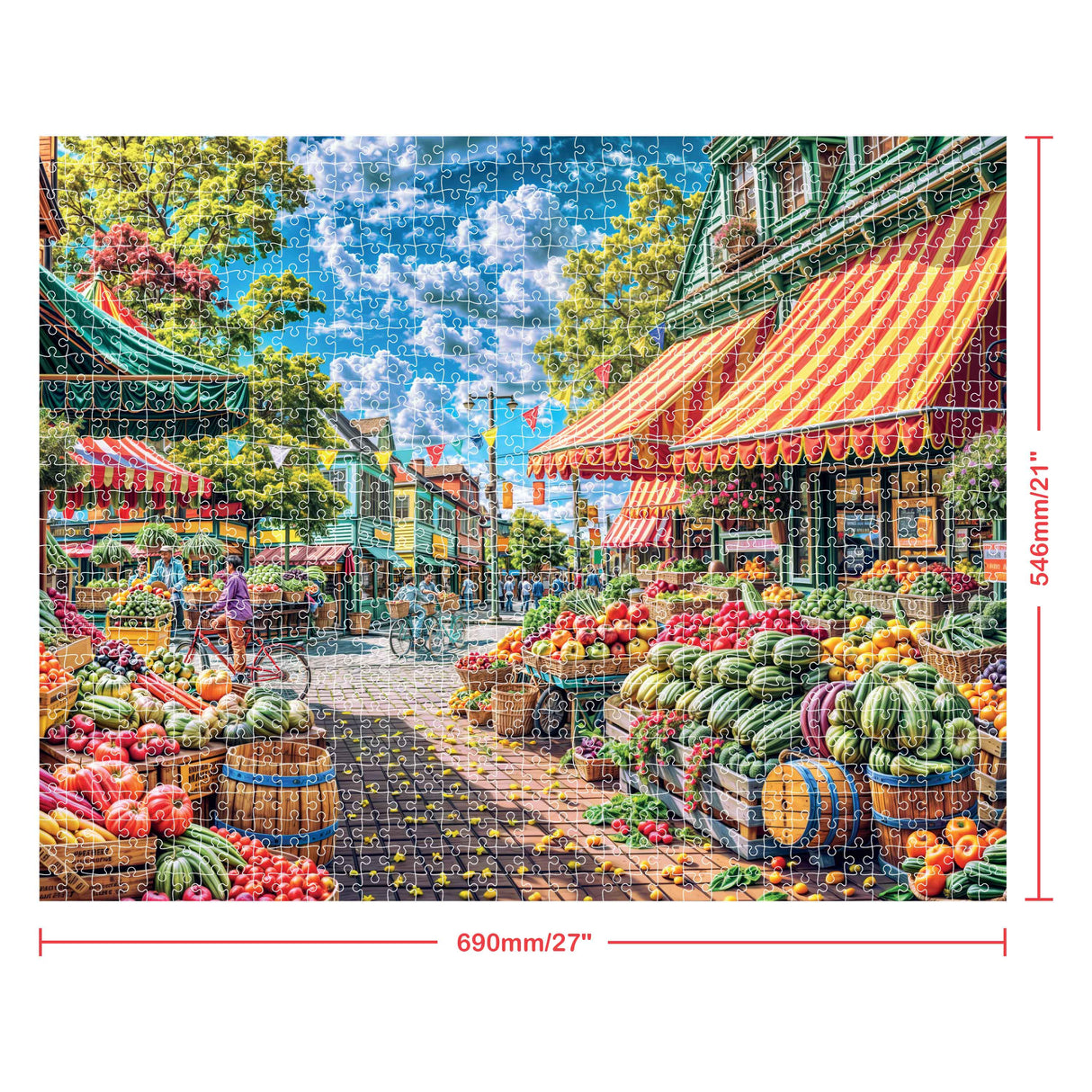Mindbogglers Artisan 1000pc Puzzle - Farmers Market
