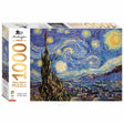 Mindbogglers Gold 1000pc Puzzle - Starry Night by Van Gogh