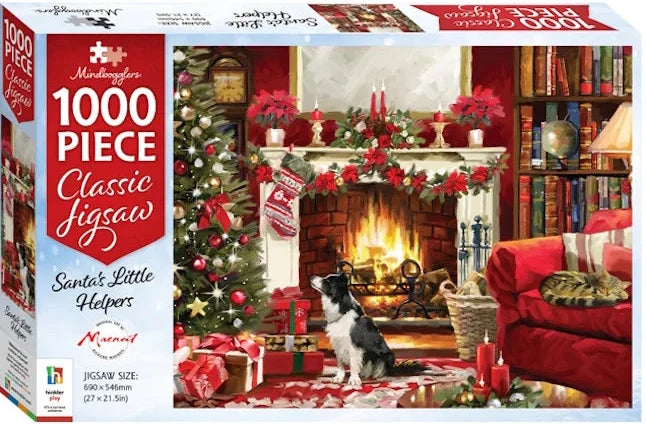 Mindbogglers Christmas Santa's Little Helpers 1000pc Jigsaw