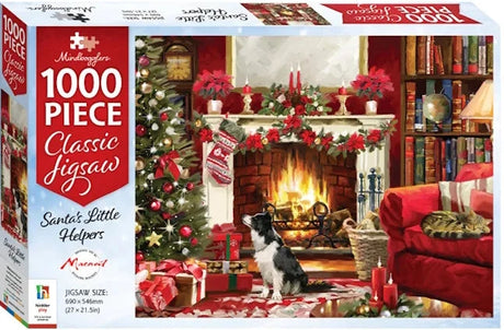 Mindbogglers Christmas Santa's Little Helpers 1000pc Jigsaw