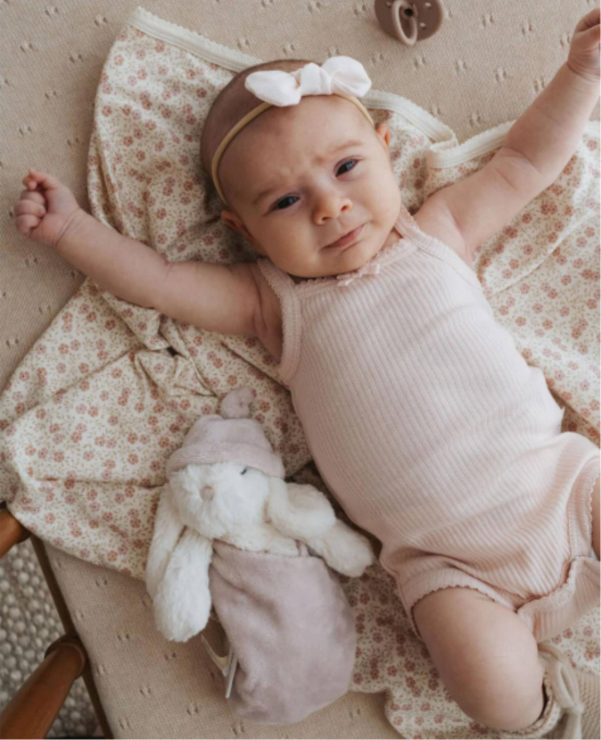 Snuggle Bunnies - Sleeping Penelope  - Blush 20cm