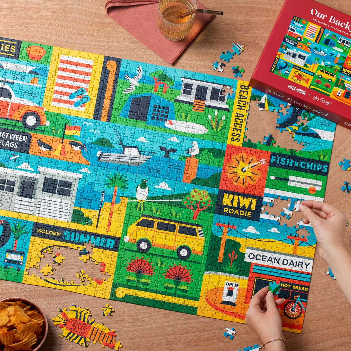 Piece House: Our Backyard - 1000 Piece Puzzle