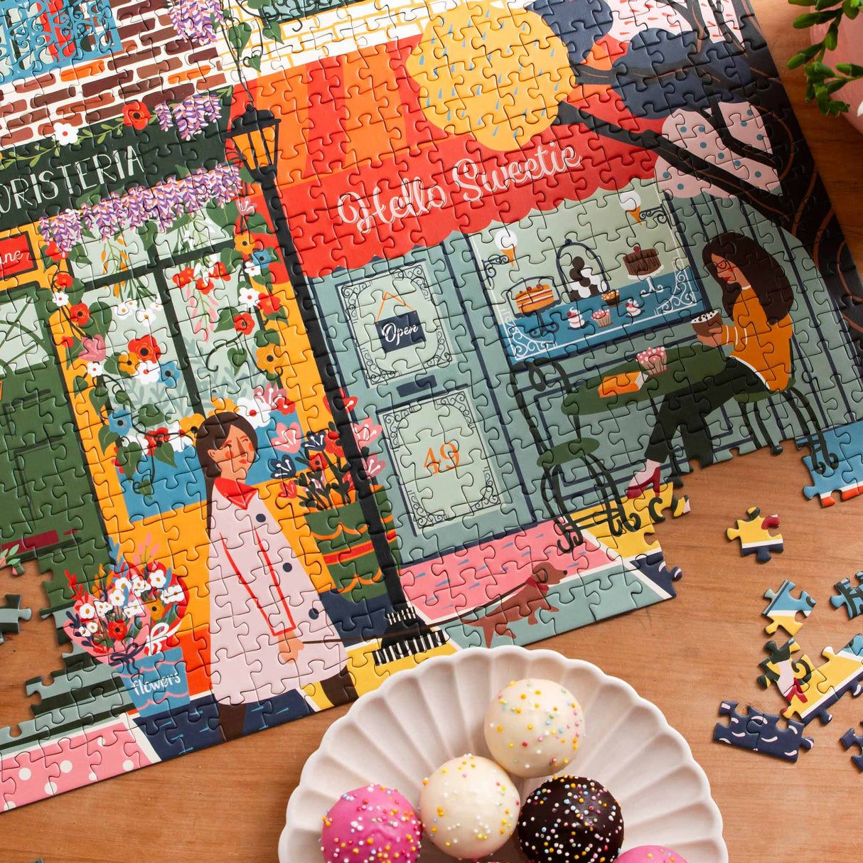 Piece House: Blossom Lane - 1000 Piece Puzzle