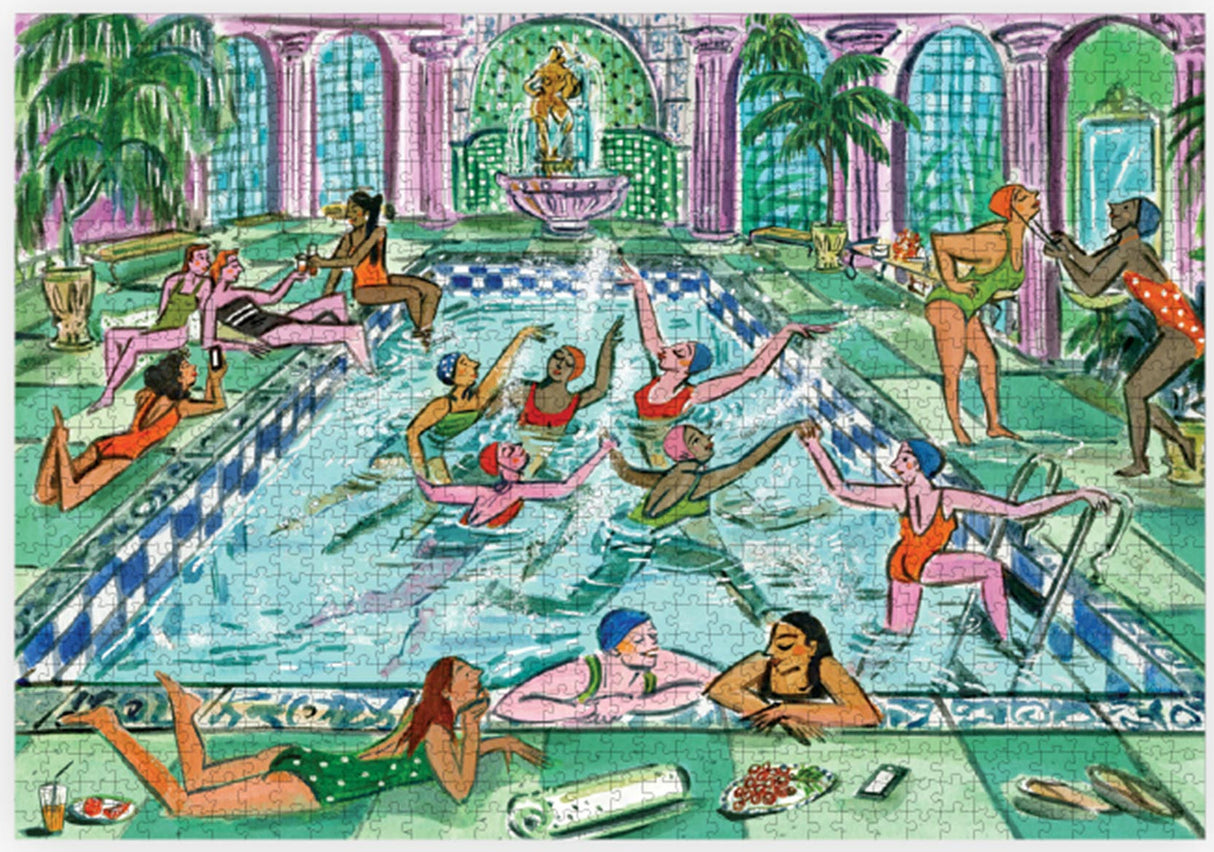 Piece House: Poolside - 1000 Piece Puzzle