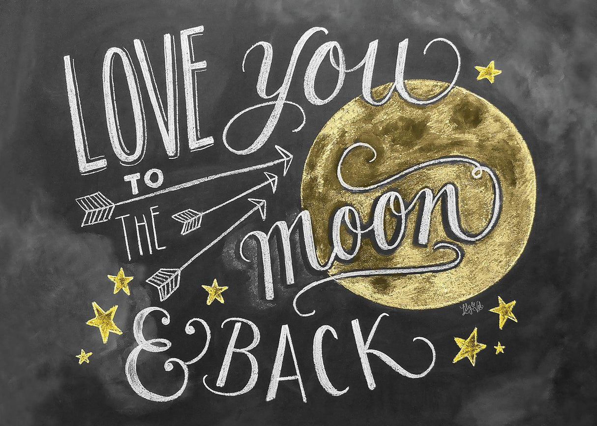 Chalk Talk  - 1000 Piece Puzzle - Moon And Back