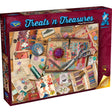 Treats N Treasures S4  - 1000 Piece Jigsaw Puzzle Vintage Fabric & Notions