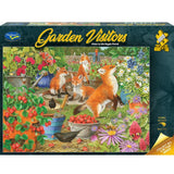 Garden Visitors  - 1000 Piece Jigsaw Puzzle Foxes in the Veggie Patch