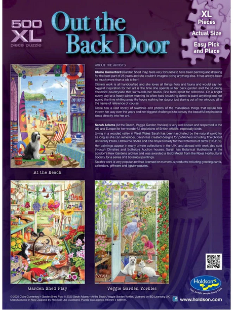 Out the Back Door: 500pc XL Puzzle Puzzle - At the Beach