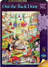 Out the Back Door: 500pc XL Puzzle - Garden Shed Play