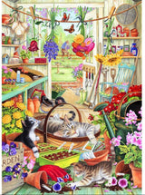 Out the Back Door: 500pc XL Puzzle - Garden Shed Play