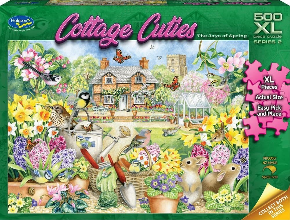 Cottage Cuties Series 2: 1000pc Puzzle - The Joys of Spring