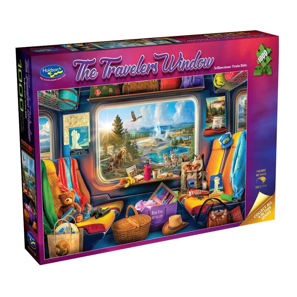 The Travelers Window: 1000pc Puzzle - Yellowstone