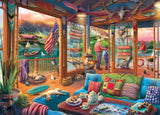 Room with a View: 1000pc Puzzle - The Lake House
