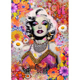 Timeless Icons  - 1000 Piece Jigsaw Puzzle - Marilyn Floral