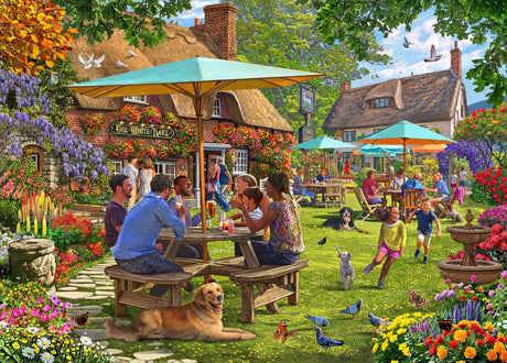 Cobblestone Corner S2 1000pc Jigsaw Puzzle - The White Hart Pub