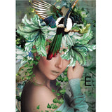 Woman in Bloom  - 1000 Piece Jigsaw Puzzle Ivy Growing in the Garden