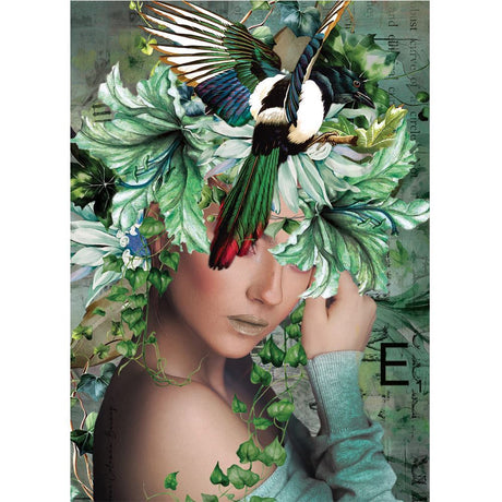 Woman in Bloom  - 1000 Piece Jigsaw Puzzle Ivy Growing in the Garden