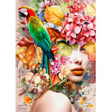 Woman in Bloom  - 1000 Piece Jigsaw Puzzle Wild Flower