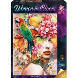 Woman in Bloom  - 1000 Piece Jigsaw Puzzle Wild Flower