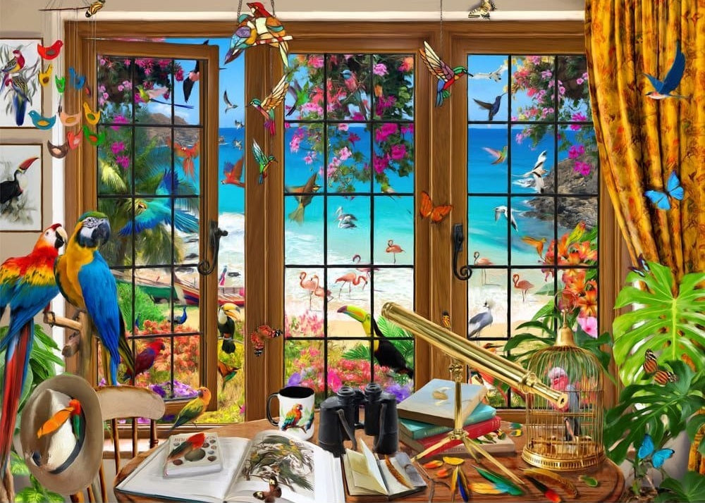 Outside my Window 1000pc Jigsaw Puzzle - Birdwatchers View