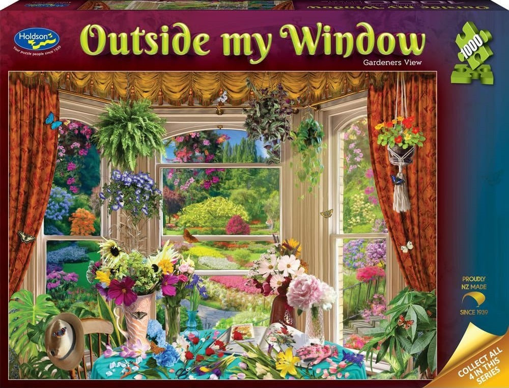 Outside my Window 1000pc Jigsaw Puzzle - Gardeners View