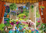Outside my Window 1000pc Jigsaw Puzzle - Gardeners View