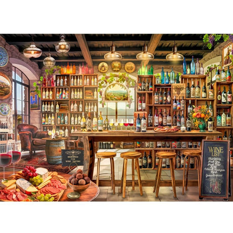 The Tasting Room: 1000pc Puzzle - The Wine Tasting Room