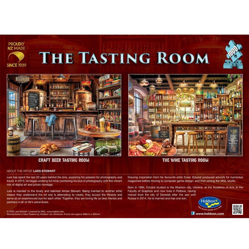 The Tasting Room: 1000pc Puzzle - The Wine Tasting Room