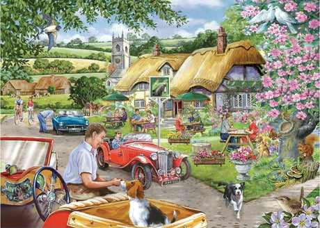 Country Charm: 1000pc Puzzle - Out for the Weekend