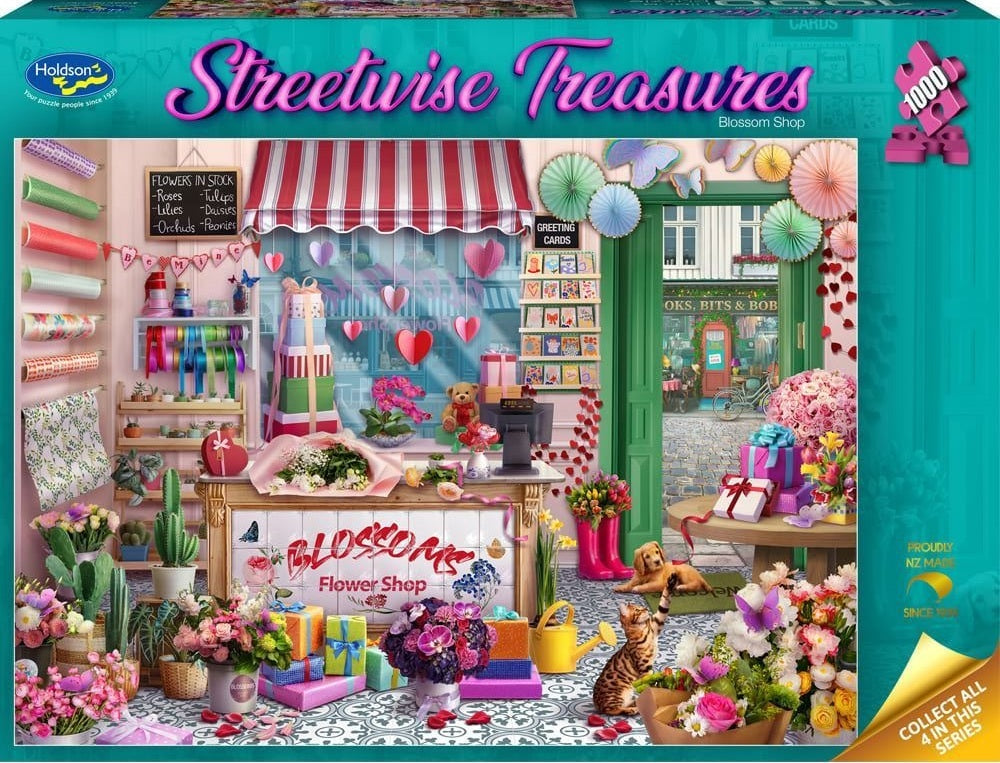 Streetwise Treasures: 1000pc Puzzle - Blossom Shop