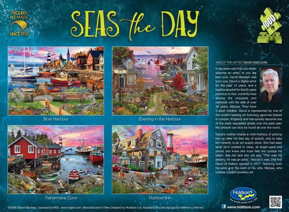 Seas the Day: 1000pc Puzzle - Fishermans Cove