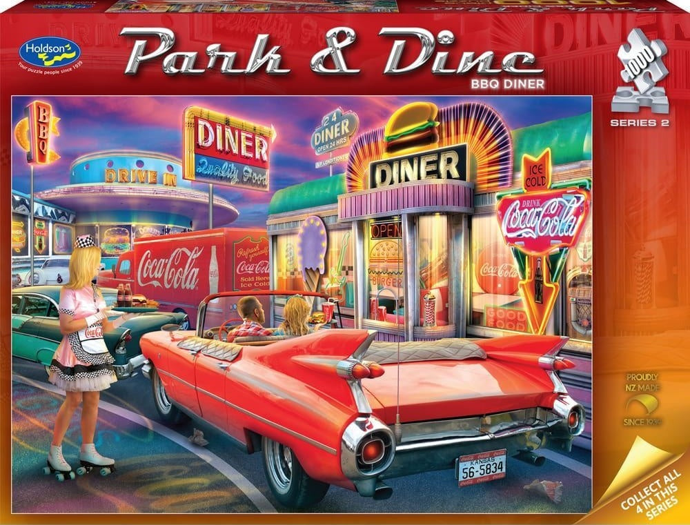 Park N Dine Series 2: 1000pc Puzzle - BBQ Diner