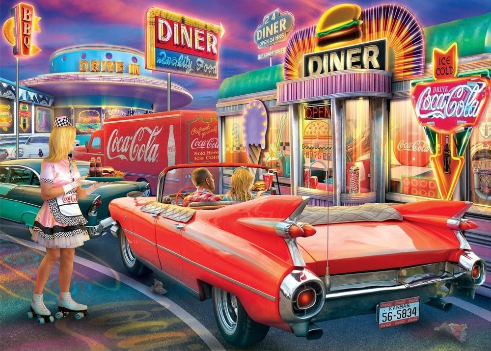 Park N Dine Series 2: 1000pc Puzzle - BBQ Diner