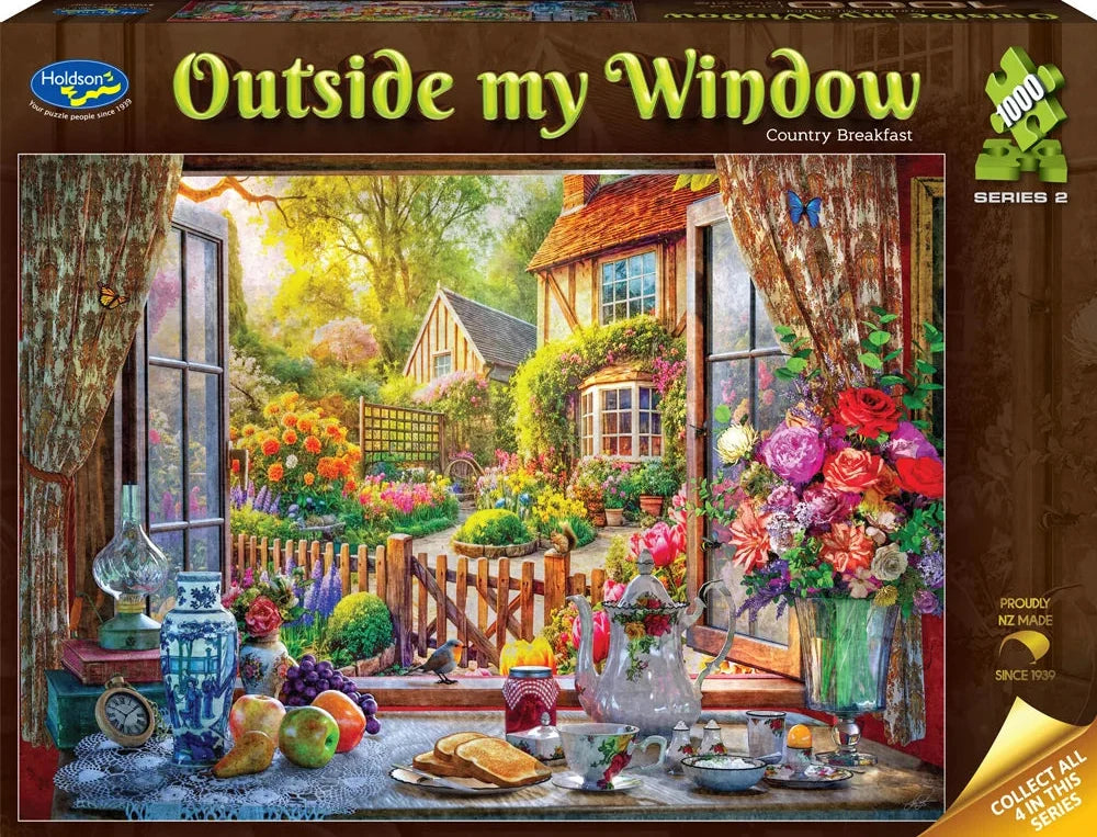 Outside my Window Series 2 1000pc Jigsaw Puzzle - Country Breakfast