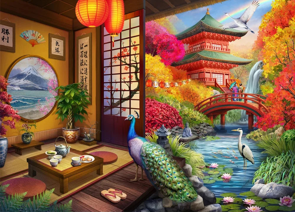 Into the Orient 1000pc Jigsaw Puzzle - Tranquil Tea House