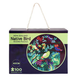 NZ Birds & Flora Round Puzzle (40cm)