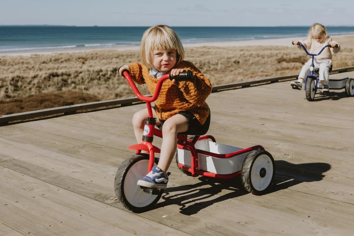 Tri-ang: Tuff Trike With Push Bar - Red