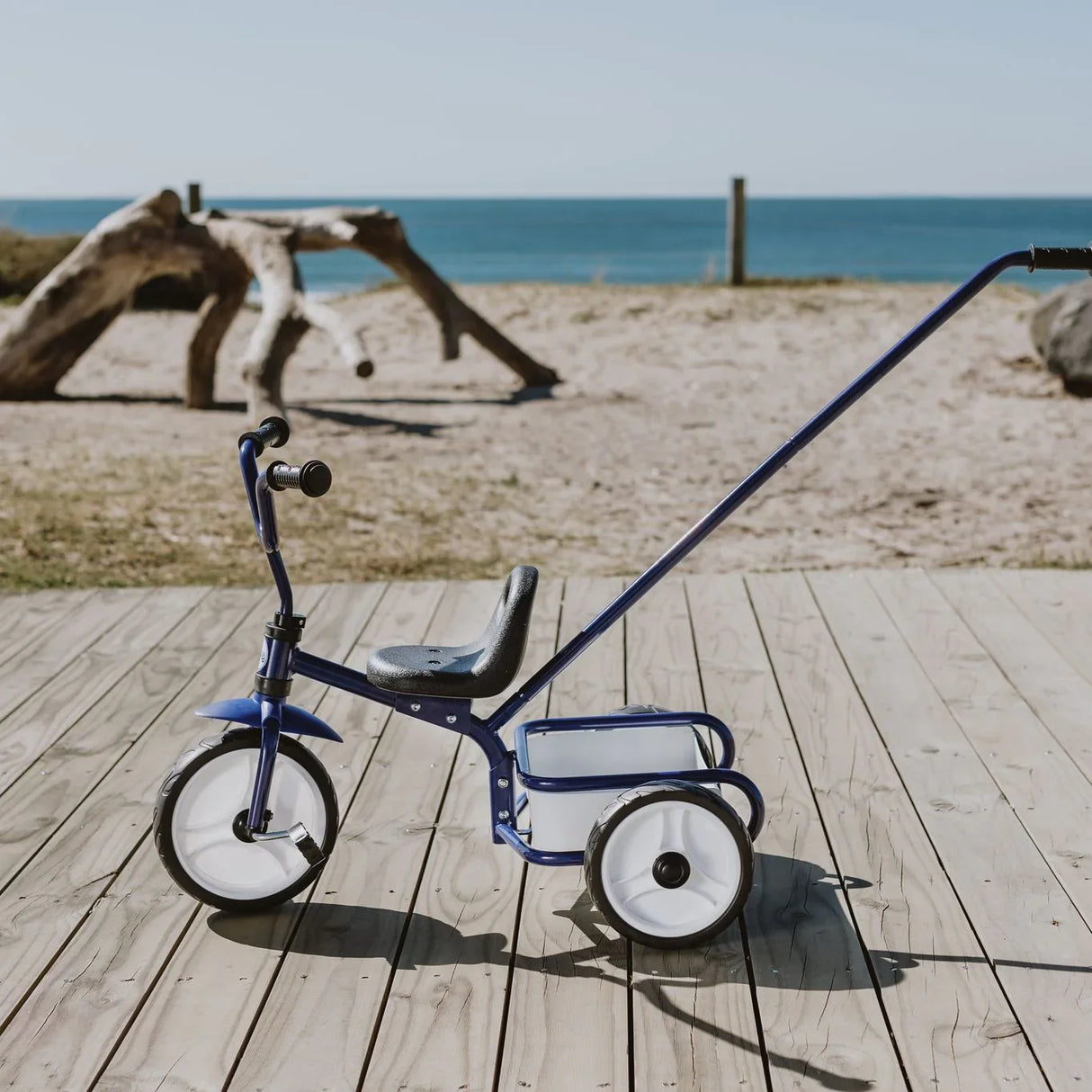 Tri-ang: Tuff Trike With Push Bar - Blue
