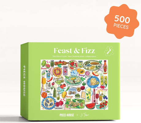 Piece House: Feast & Fizz - 500 Piece Puzzle