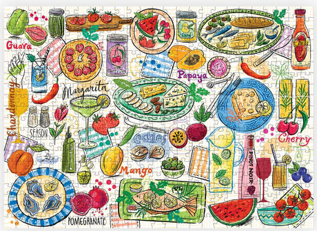 Piece House: Feast & Fizz - 500 Piece Puzzle