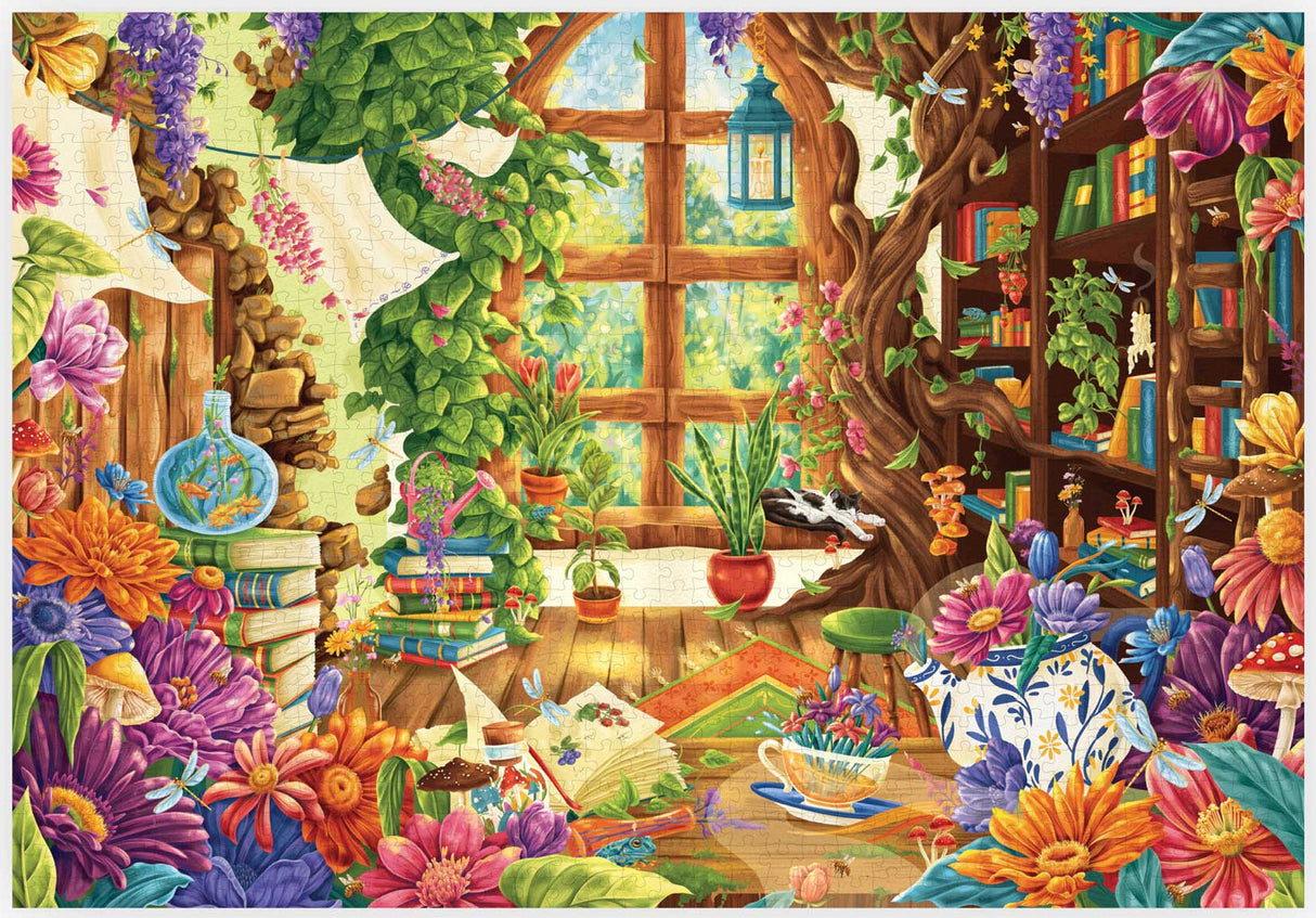 Piece House: Petals & Pages - 1000 Piece Puzzle