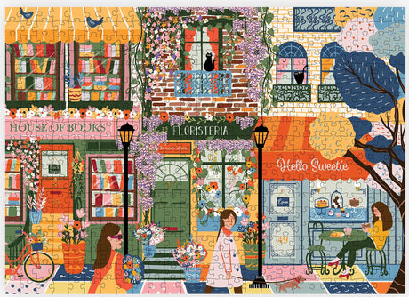 Piece House: Blossom Lane - 500 Piece Puzzle