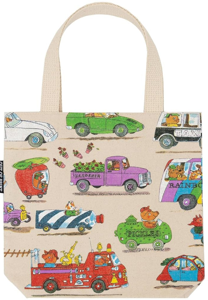 Richard Scarry Cars and Trucks and Things that Go Mini Tote