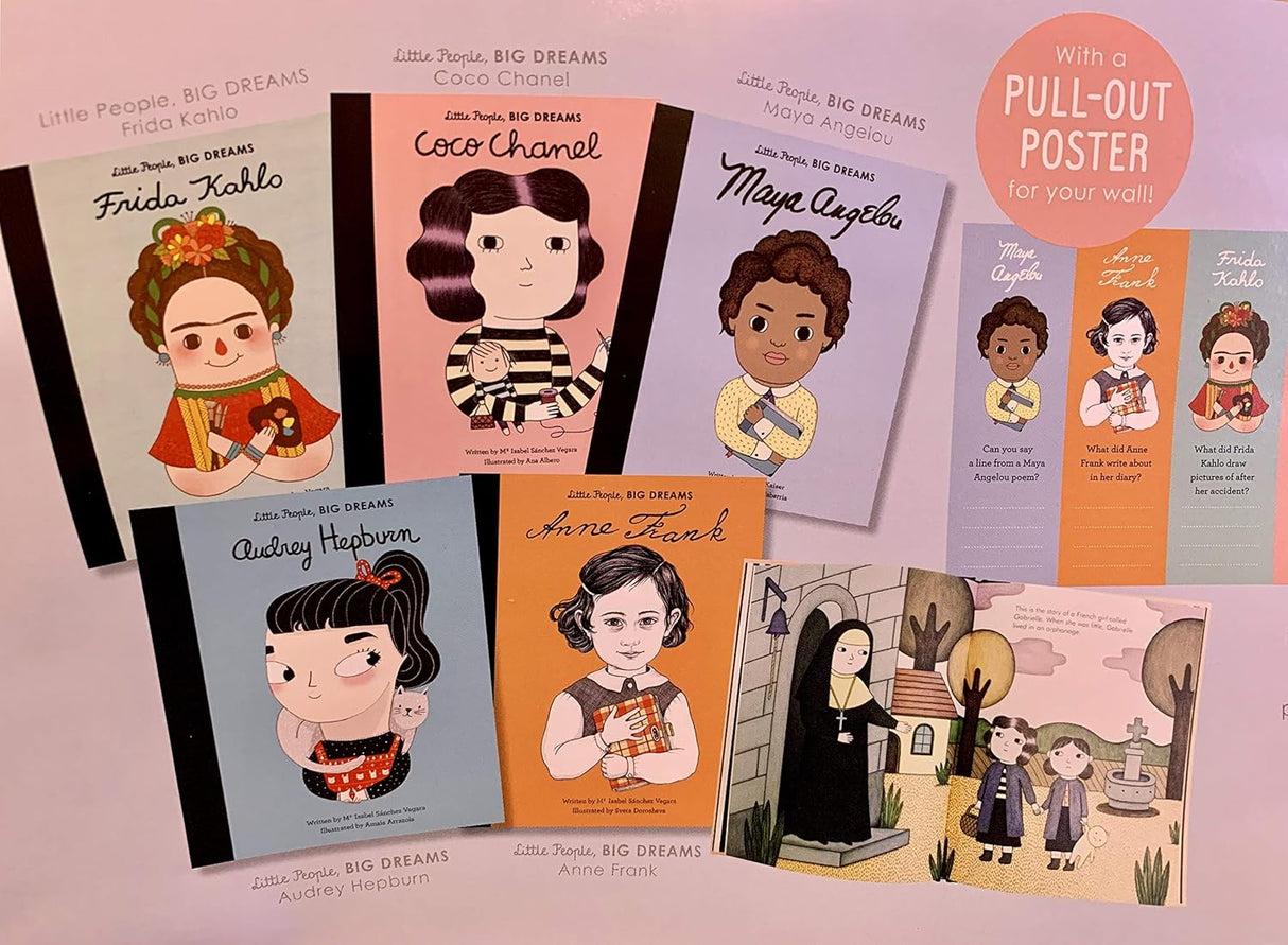 Little People, Big Dreams Inspiring Artist and Writers Gift Set