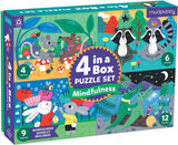 MudPuppy: 4-In-A-Box Puzzle Sets Mindfulness
